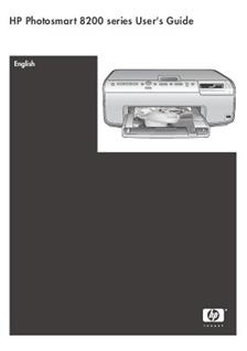 Hewlett Packard 8200 PhotoSmart manual. Camera Instructions.
